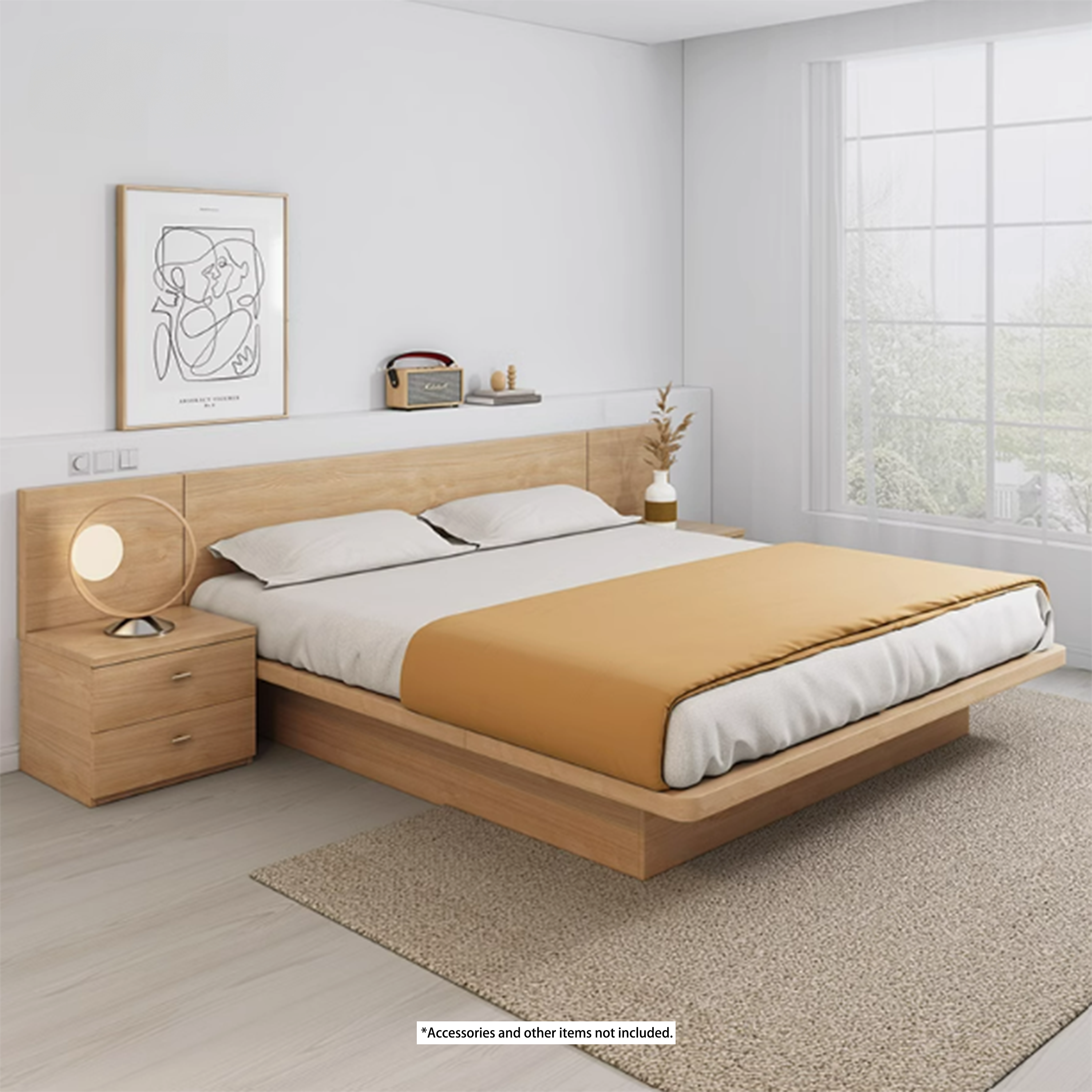 Sølve Storage Bed Base, Queen
