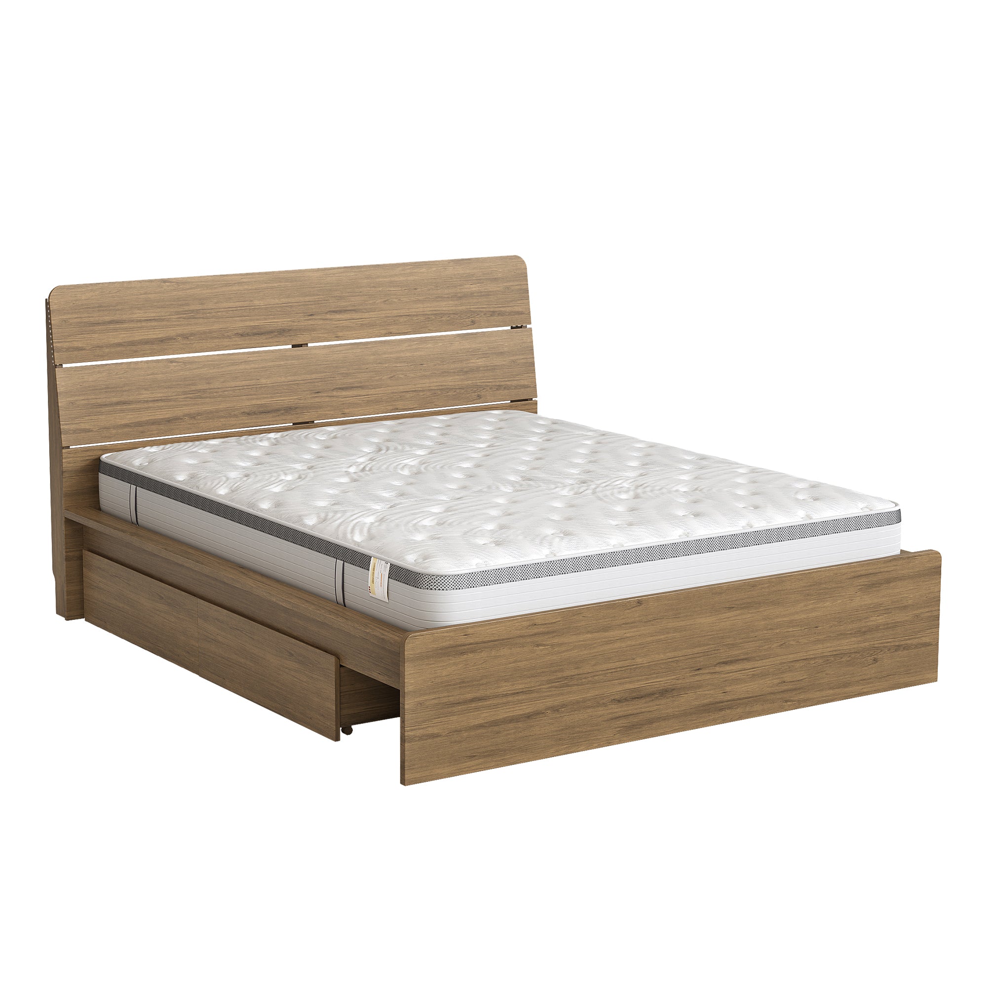 Væla -A Bedframe with 2 Underneath Drawer, Queen